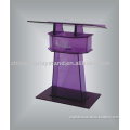 pos purple acrylic podium display